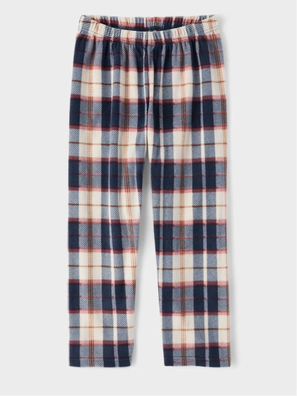 The Children’s Place Boys Plaid Microfleece Pajama Pants Blue M NWT IN PKG